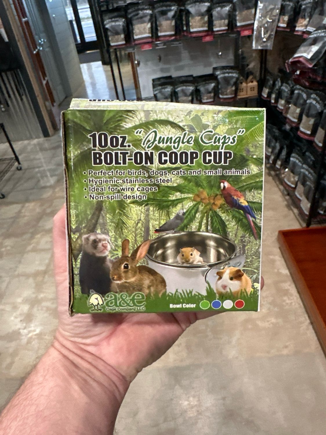 10oz Bolt-on Stainless Steel Coop Cup