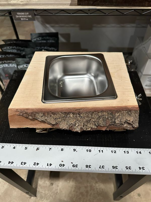 Biodiversity Foraging Cliff (Small Unfinished Premium Pine Wood)
