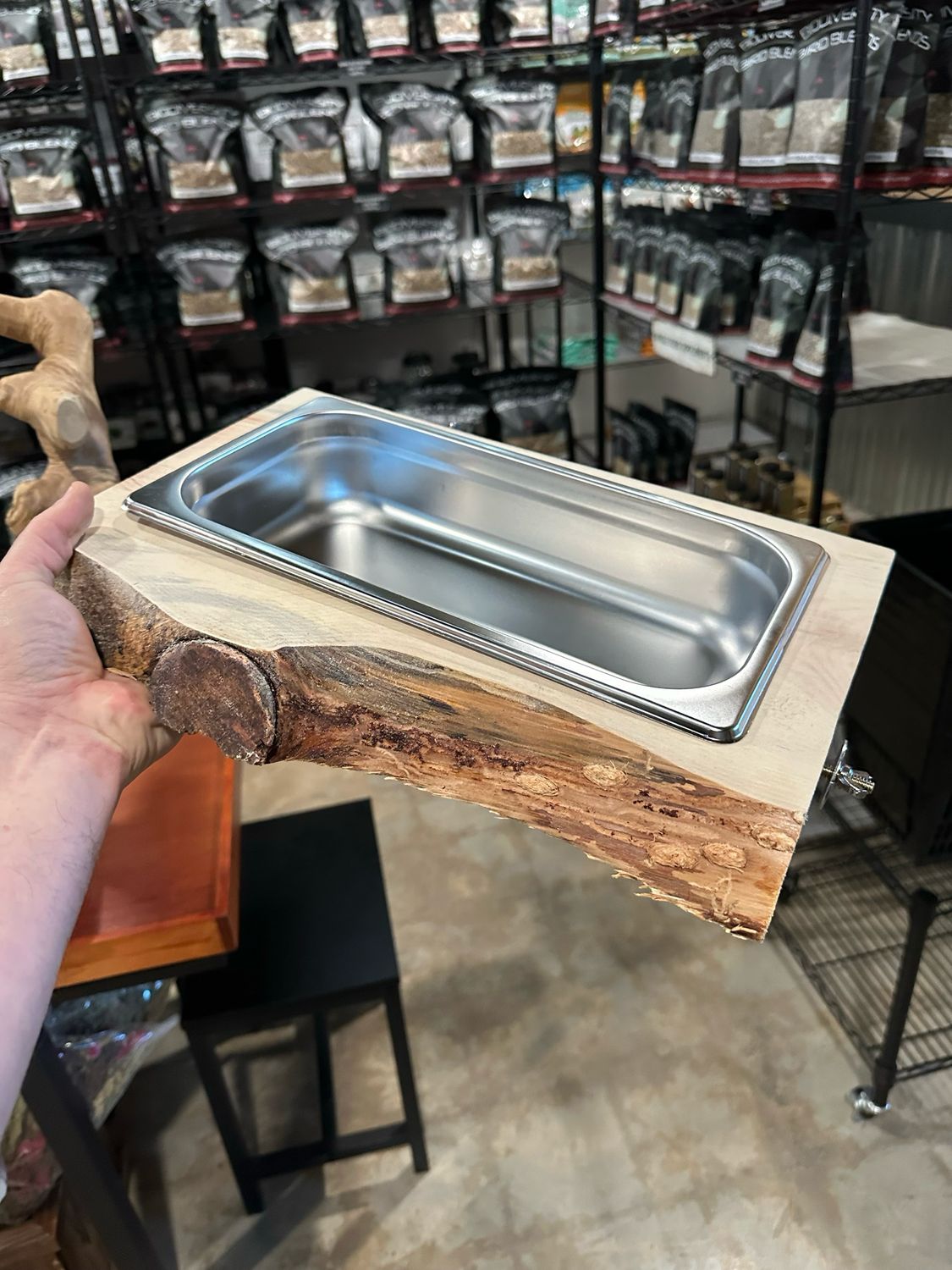 Biodiversity Foraging Cliff (Large Unfinished Clean Premium Pine Wood)