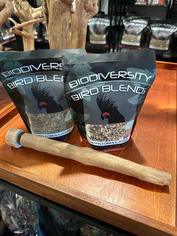 Medium Bird Sampler w/ Java Perch