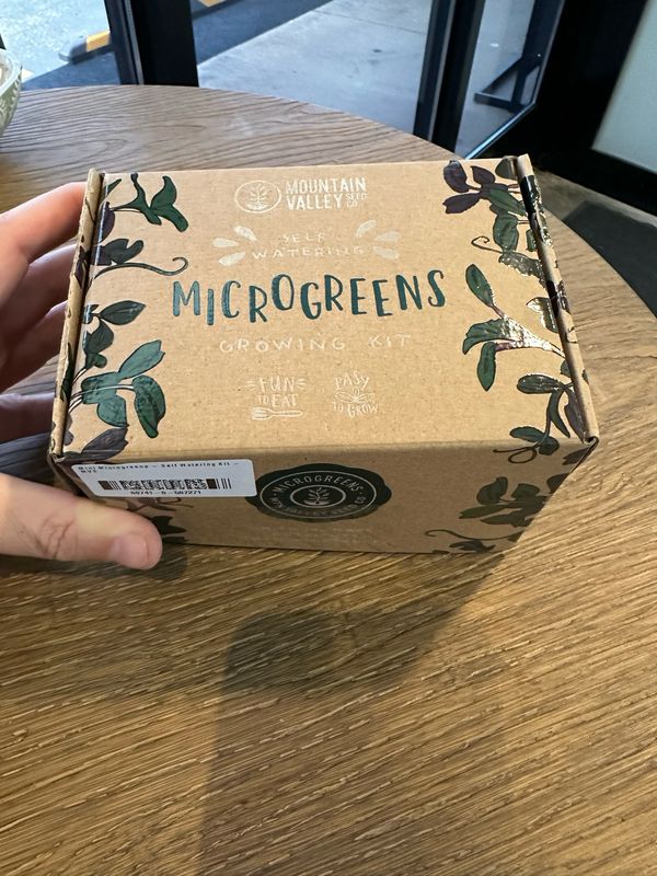 Self-watering Microgreens Mini-Farm