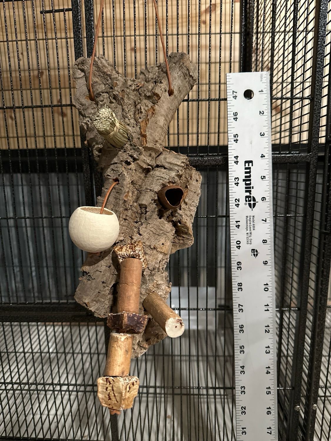 Chunky Corkwood Climbing Wall (Small)
