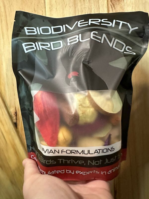 Biodiversity Freeze-Dried TROPICAL Bird Bites (Medium-Large Chunks For Any Size Bird) 6oz Bag