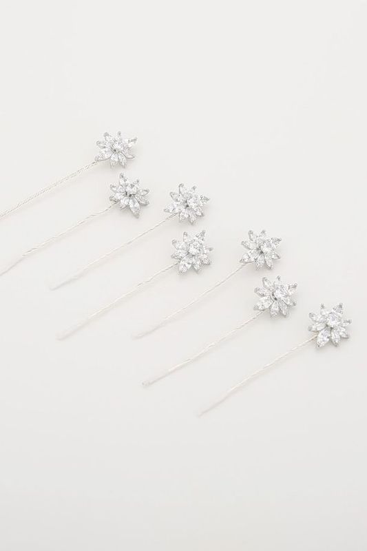 Starburst Crystal Hair Pins
