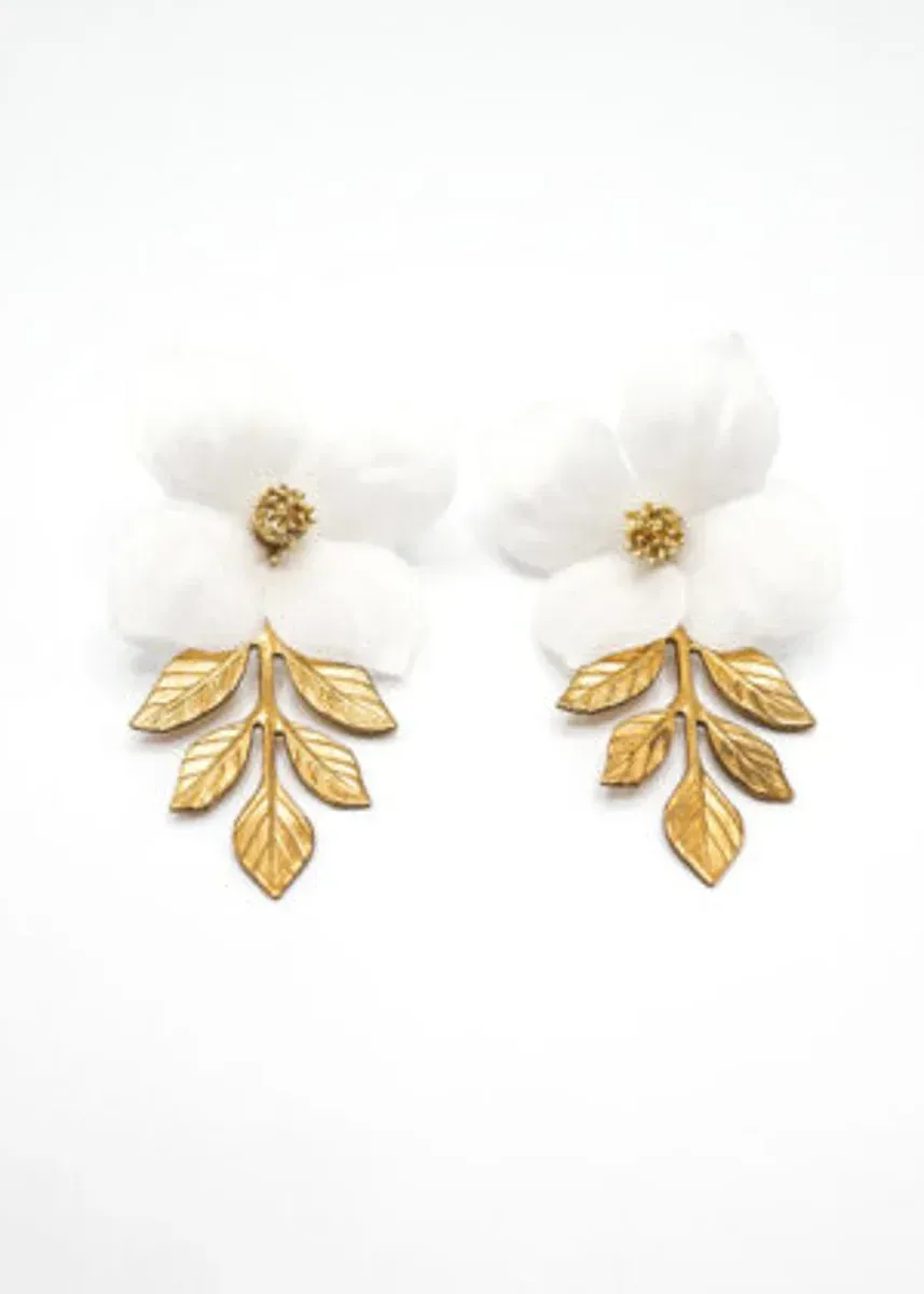 Flower Power Statement Stud Earrings