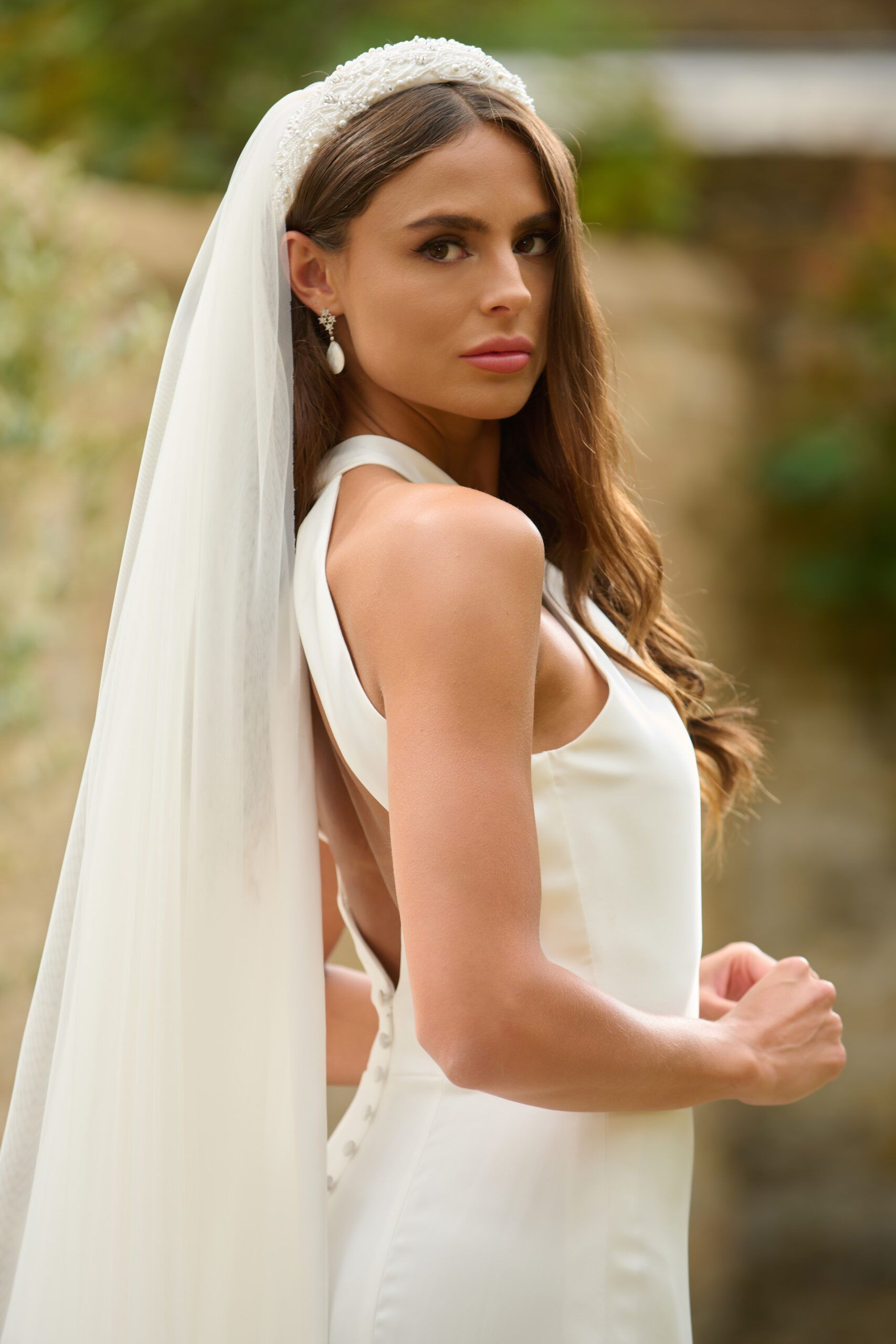 Italian Tulle Cut Edge Veil