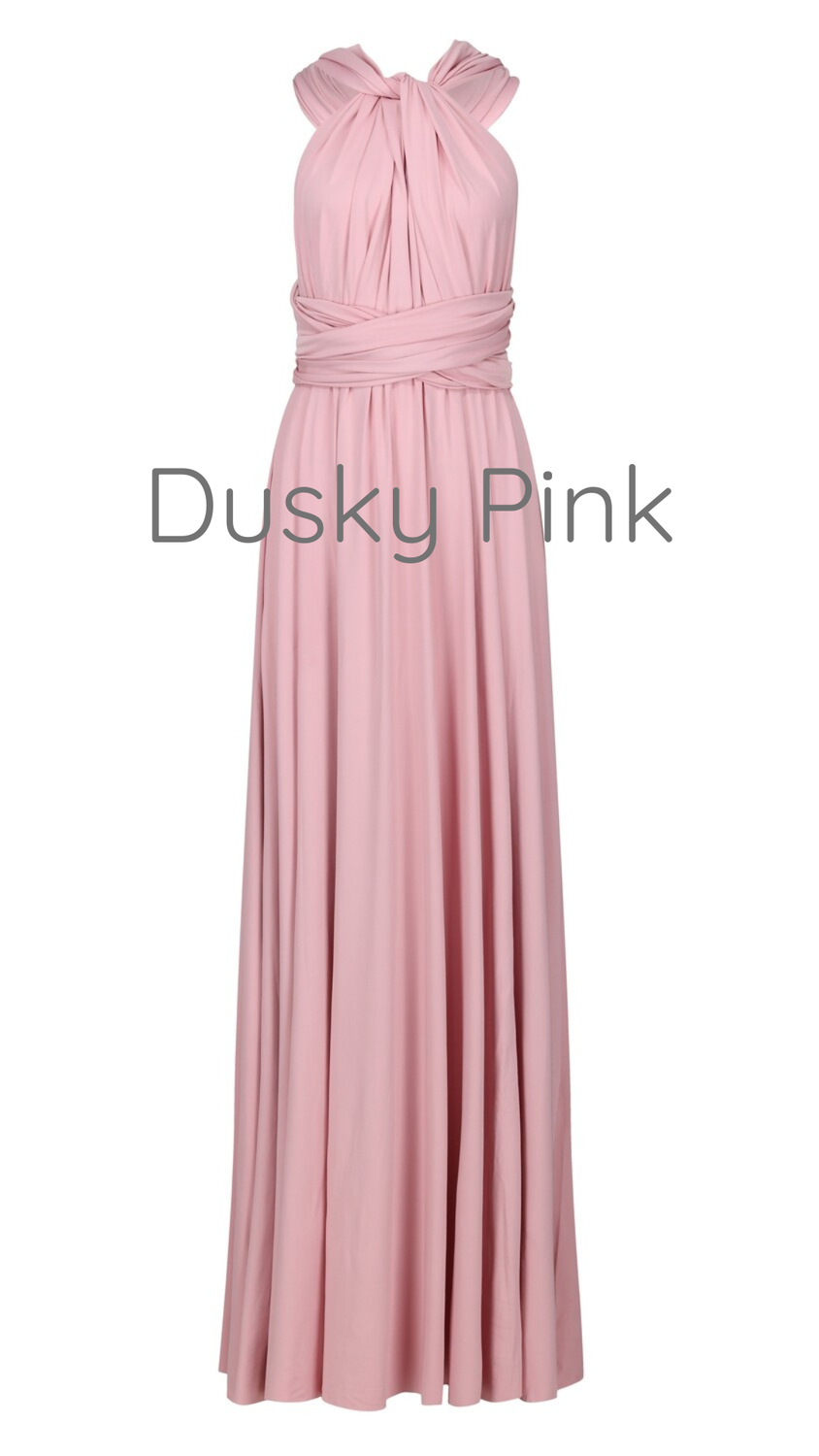 Dusty pink multiway dress deals