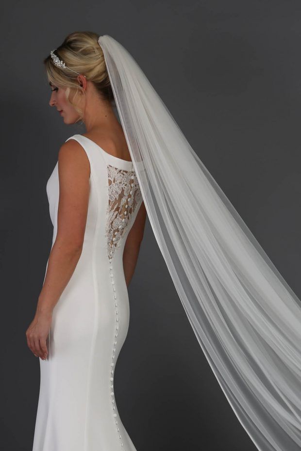 Italian Tulle Satin Edge Veil