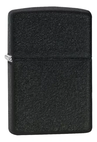 Encendedor Zippo 100% Original Crujido Negro Clásico