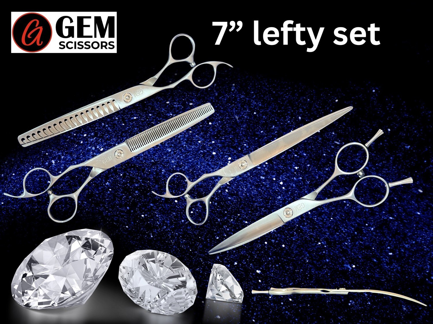 GEM 7 Inch LEFT Handed Set With Case, Key, & Cleaning Cloth GEM 7 Inch LEFT Handed Set With Case, Key, & Cleaning Cloth