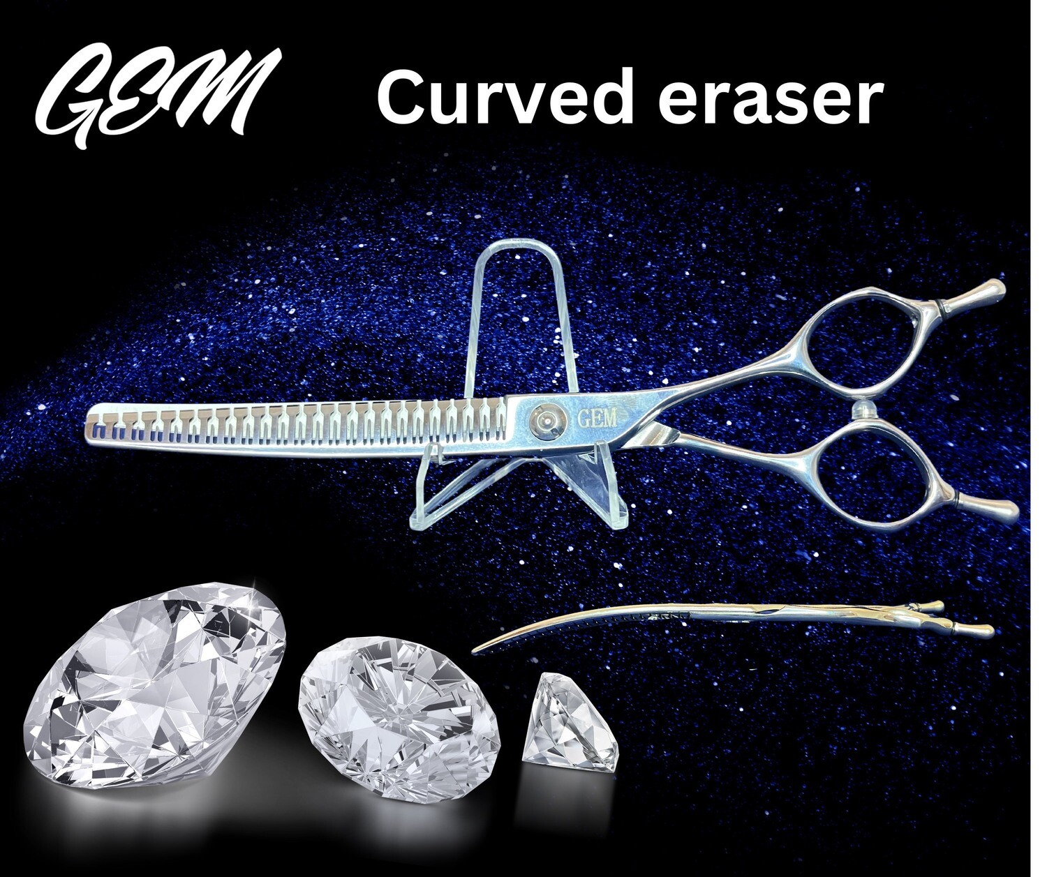 Upward Curved Eraser, 7 Inch Upward Curved Eraser, 7 Inch