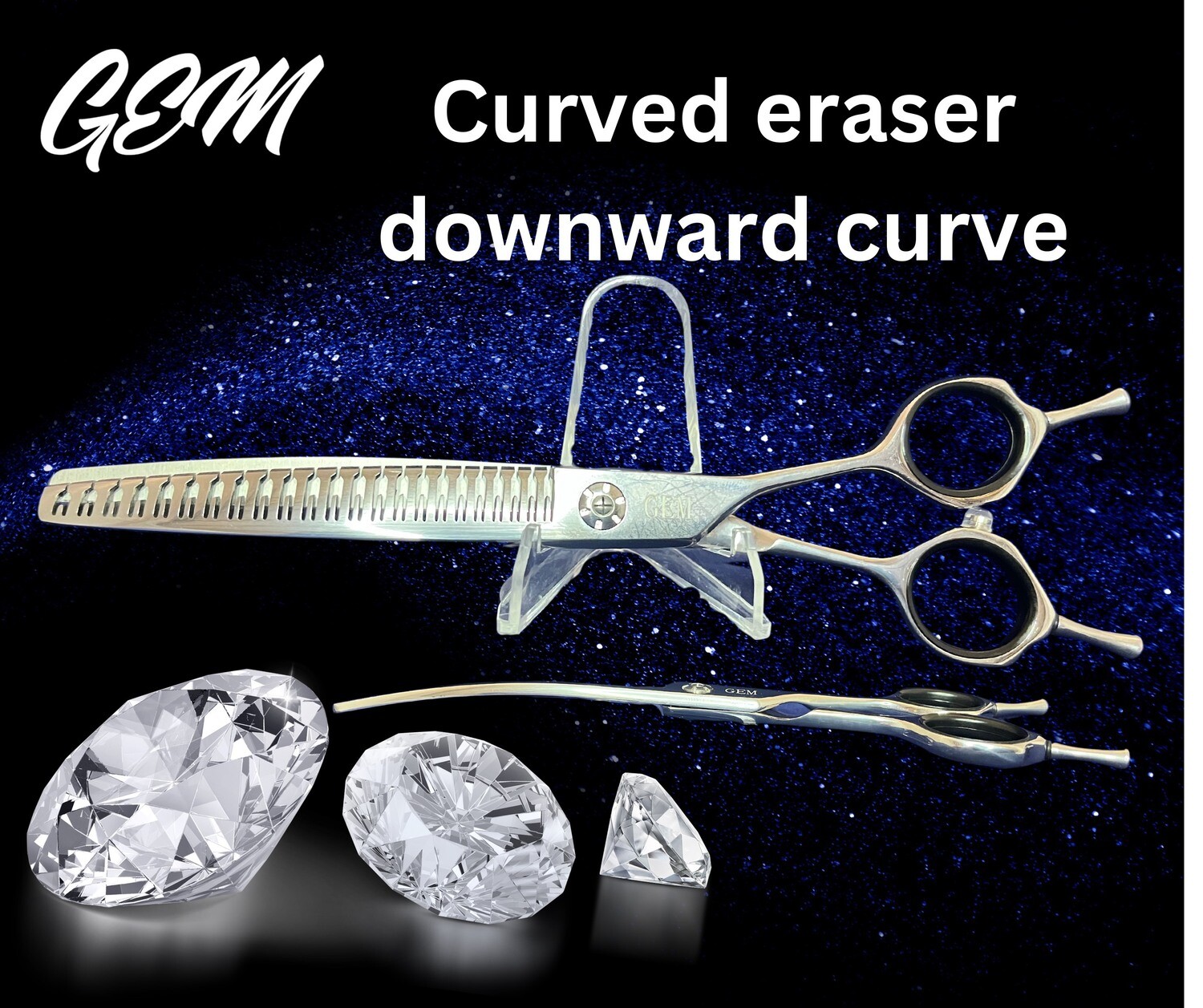 GEM Downward Curved Eraser 7 Inch