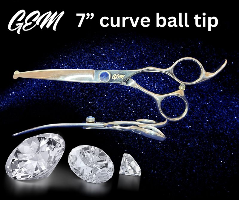 GEM Curved Ball Tipped scissors
