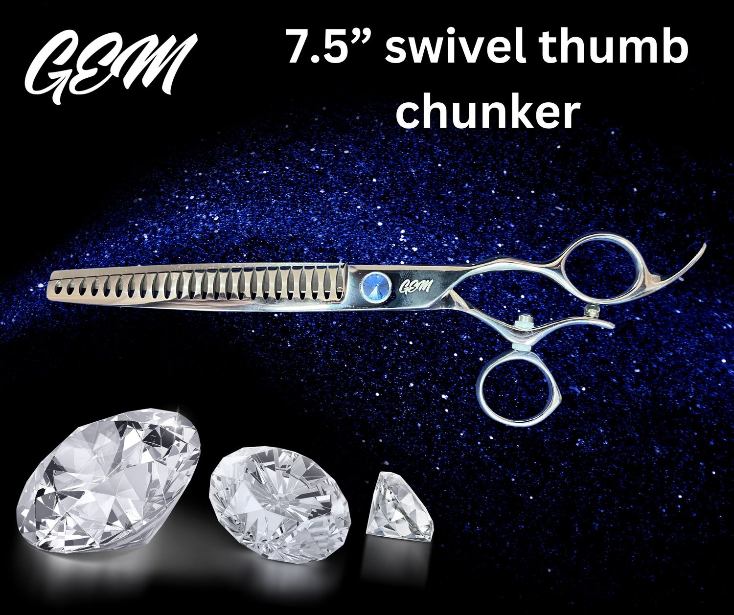 GEM 7.5 inch straight Chunker swivel thumb GEM 7.5 inch straight Chunker swivel thumb