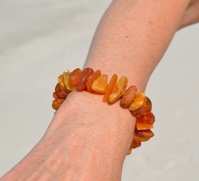 Raw baltic amber bracelet store