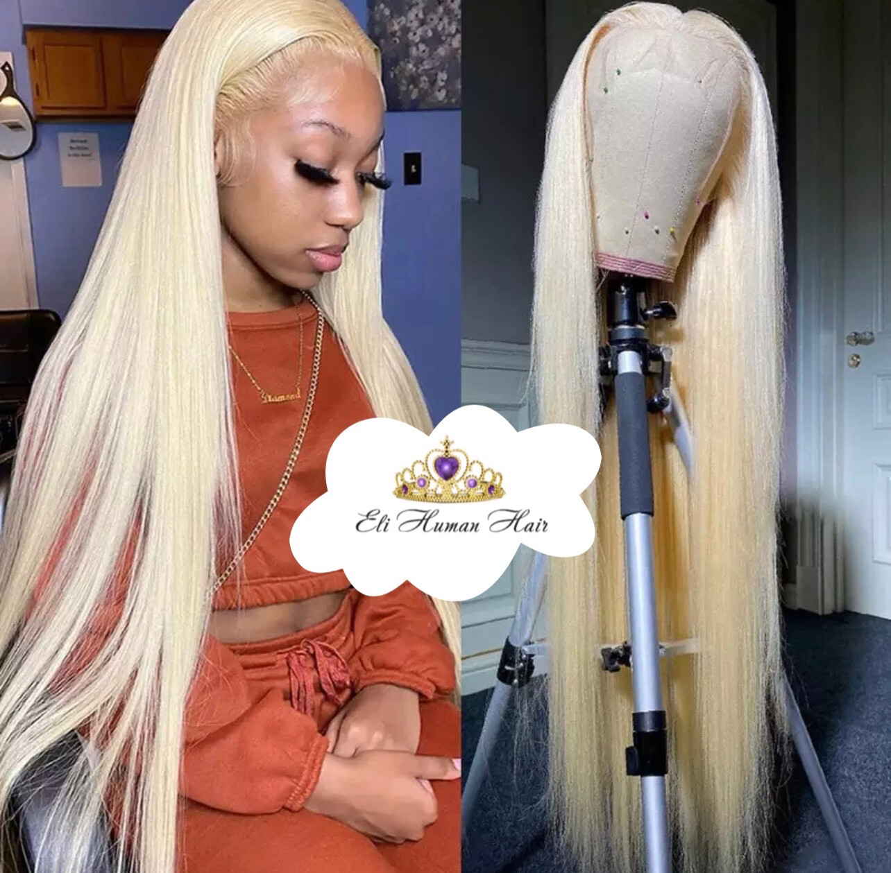 Wig 100% Human Hair