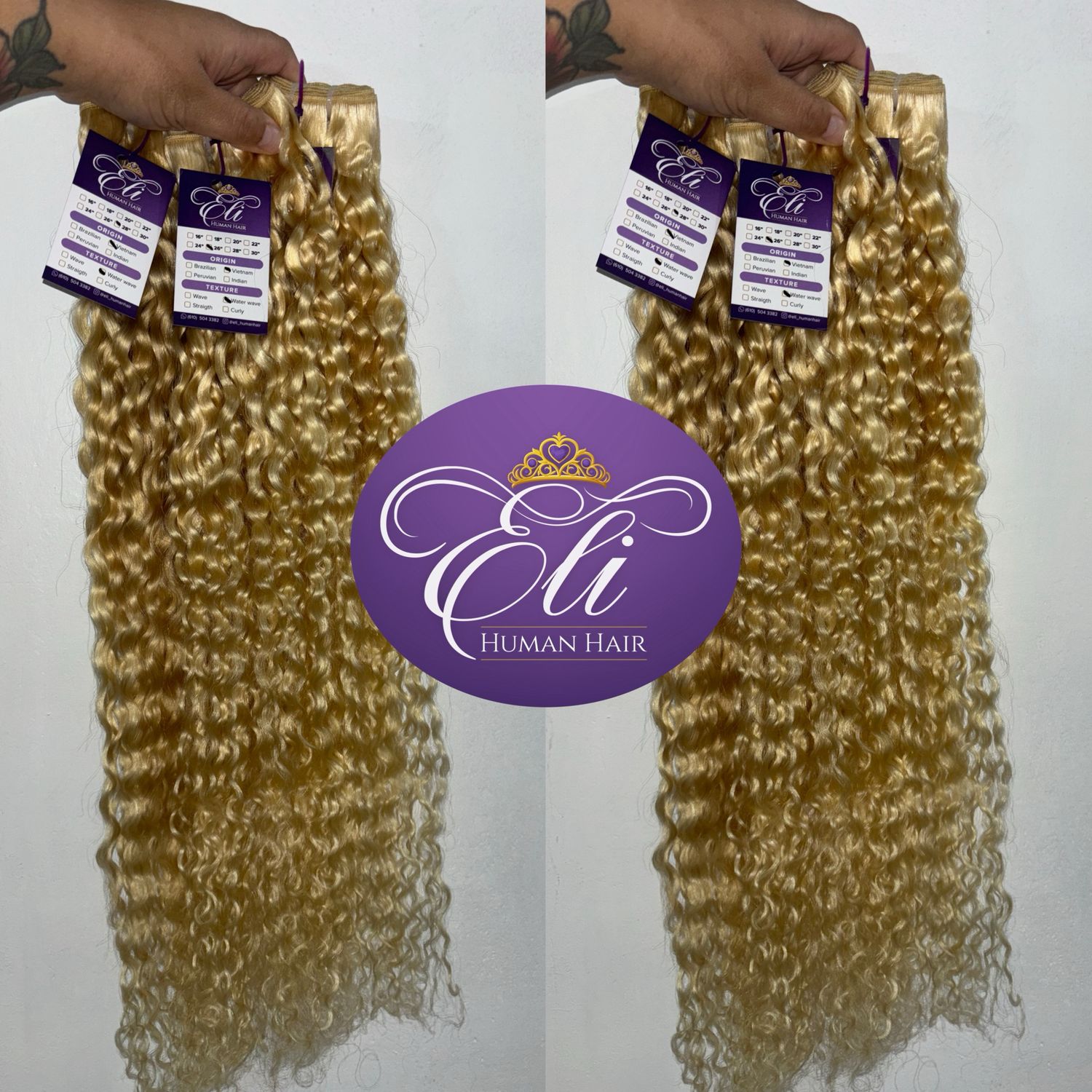 Hair Extensions Water Wavy / Ondas de Agua