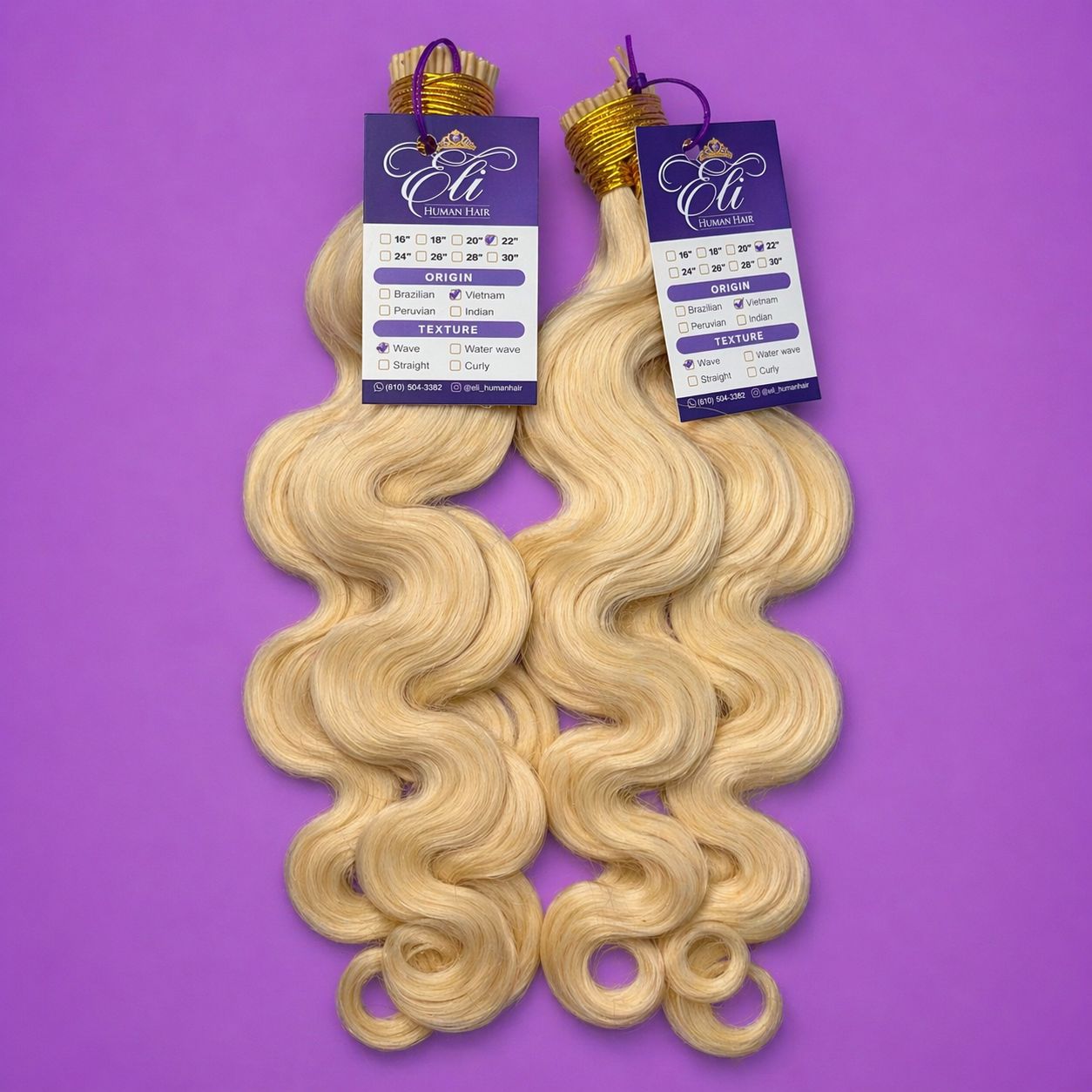 Hair Extensions Wavy I-Tip / Ondulado