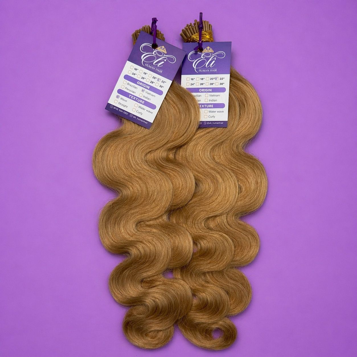 Hair Extensions Wavy I-Tip / Ondulado