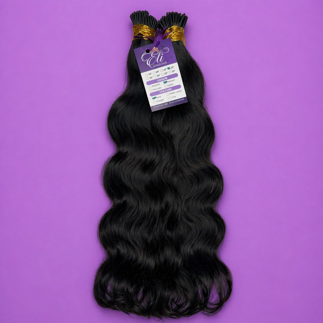 Hair Extensions Wavy I-Tip / Ondulado