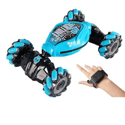 Douyin Gesture Induction Stunt Twist Car Light Music Four-wheel Drive Off-road Drift Remote Control Car Childrens Electric Toys