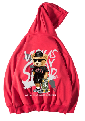 Skate Bear Hoodie
