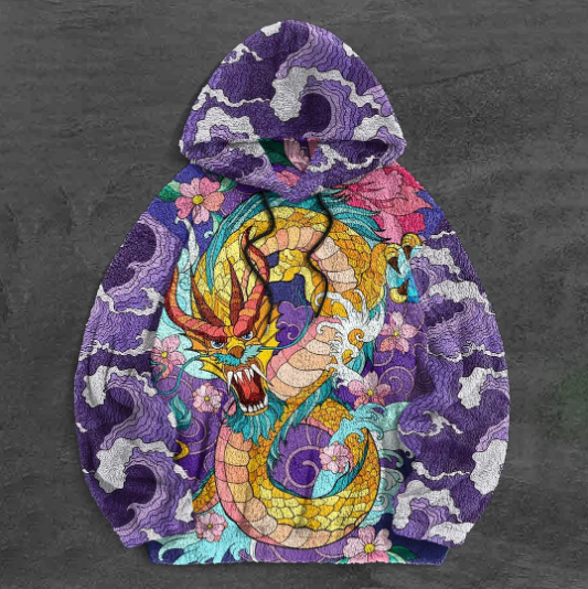 Purple Dragon Hoodie