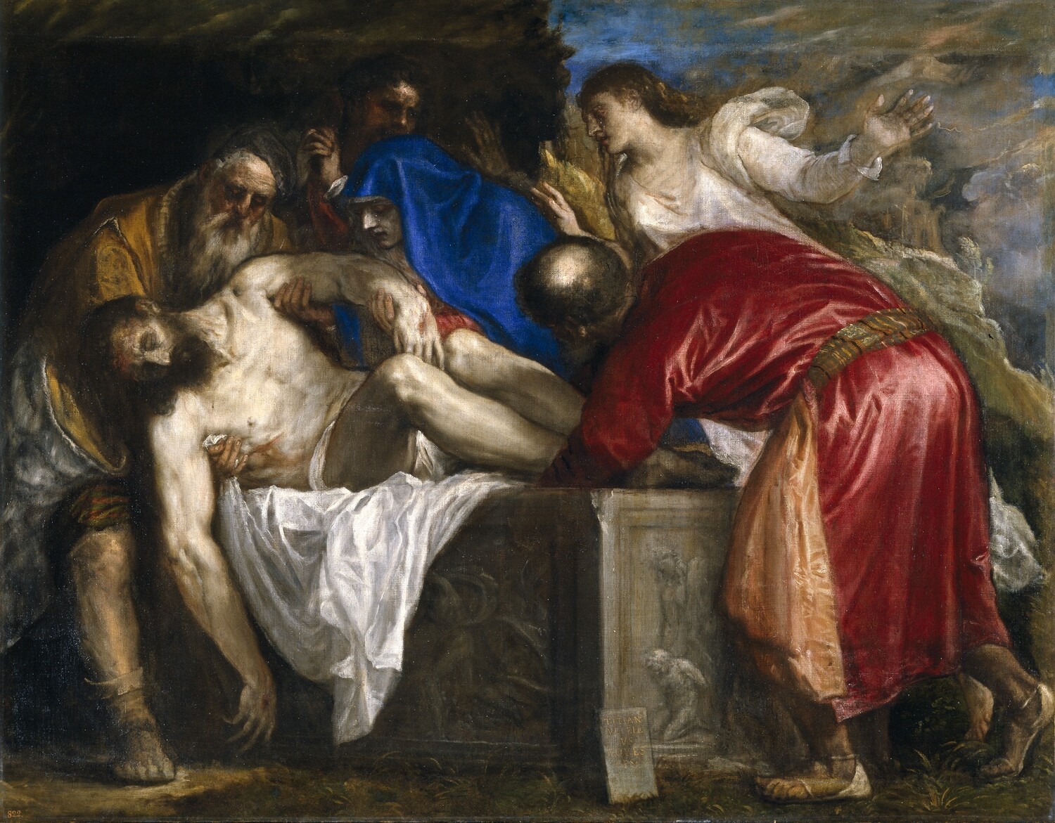 Christ in the tomb