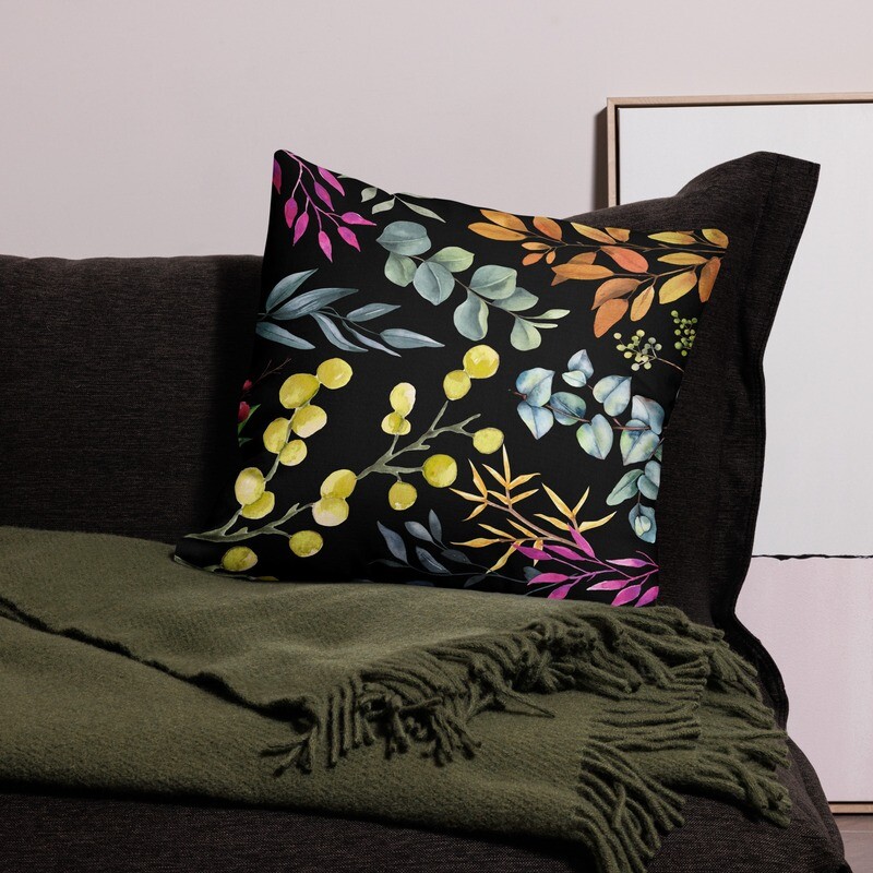 Dark Jungle pillow
