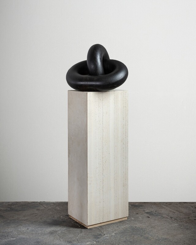 Cast Iron Links on Limestone