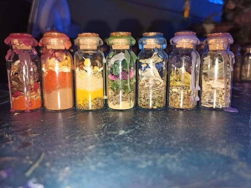 Chakra spelljars