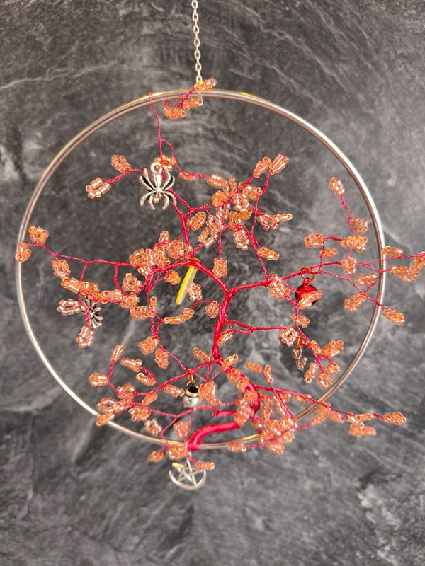 Elvenboom rond rood/oranje