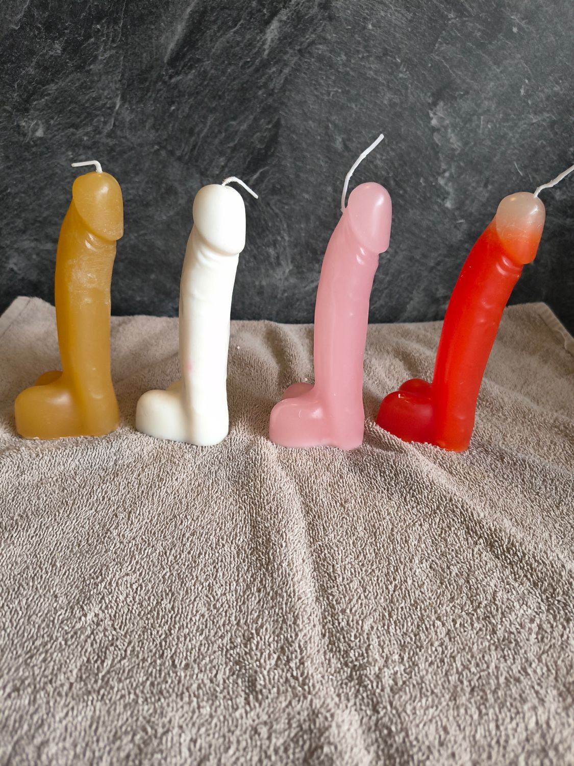 Kaars phallus 15 cm diverse kleuren