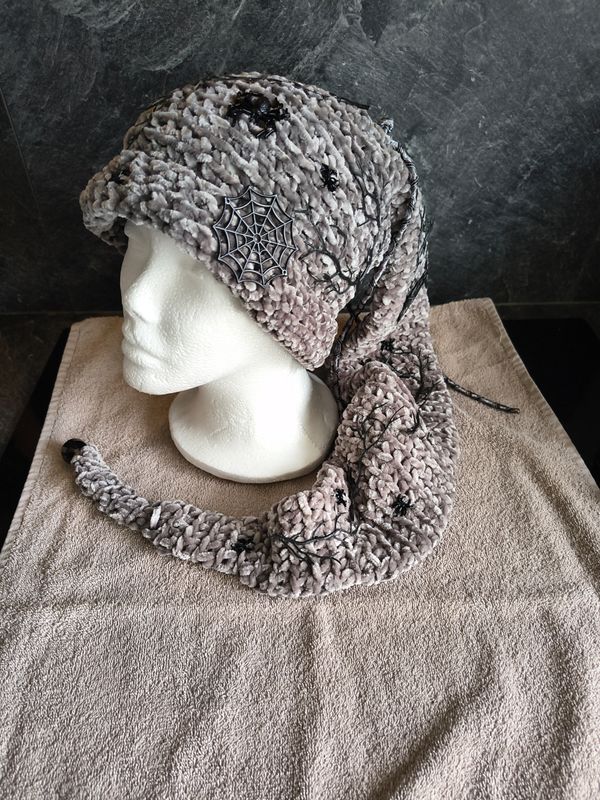 Elvenmuts grijs/zwart