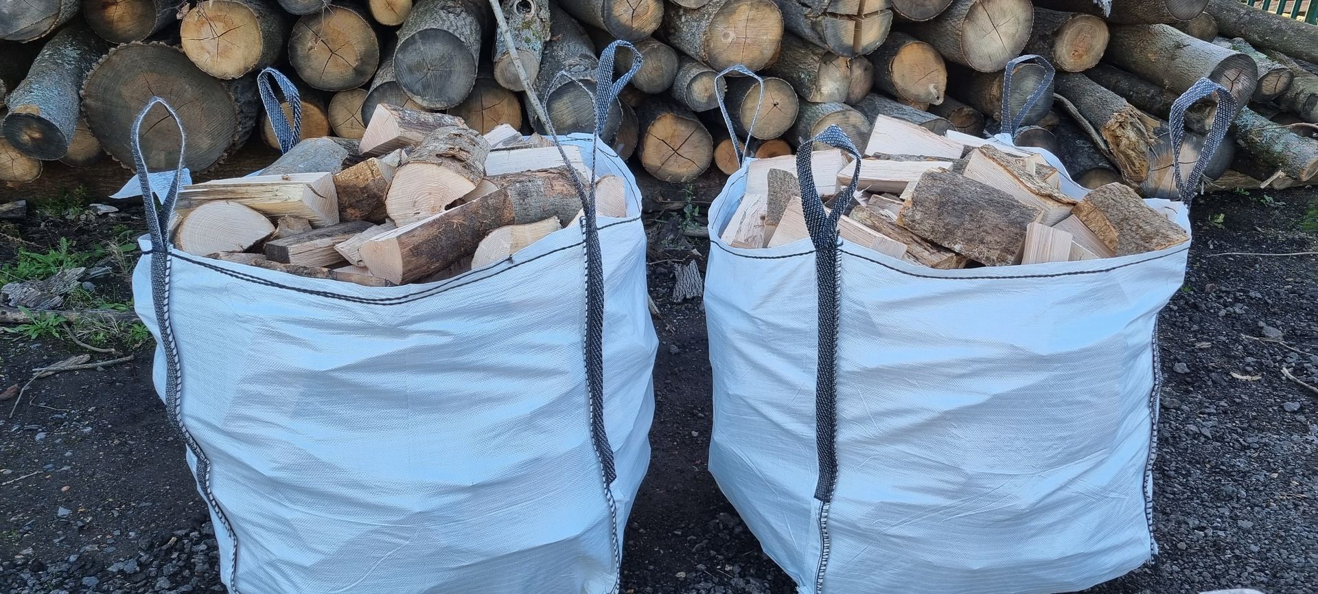 Mixed Kiln Dried Firewood Logs - 1 ​Bulk bag