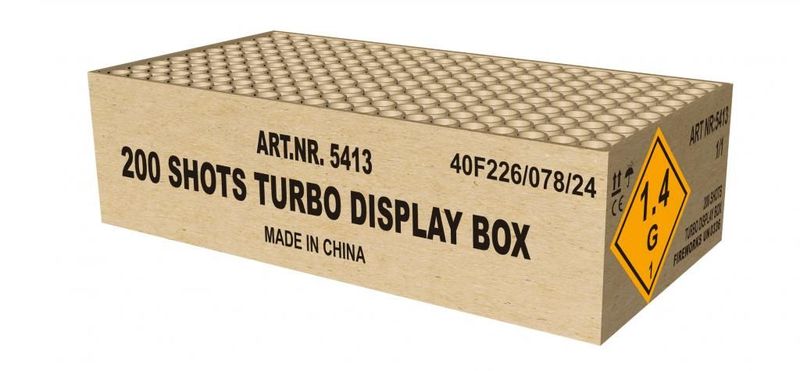 Magnum - 200 Shots Turbo Display Box