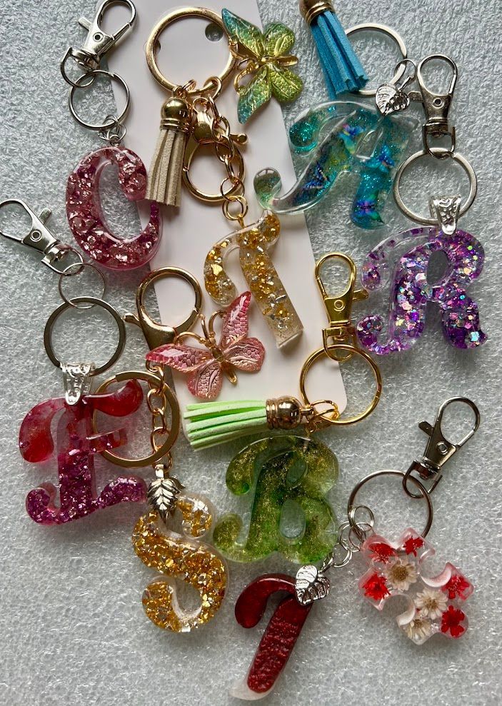 Resin Personalise Keyring