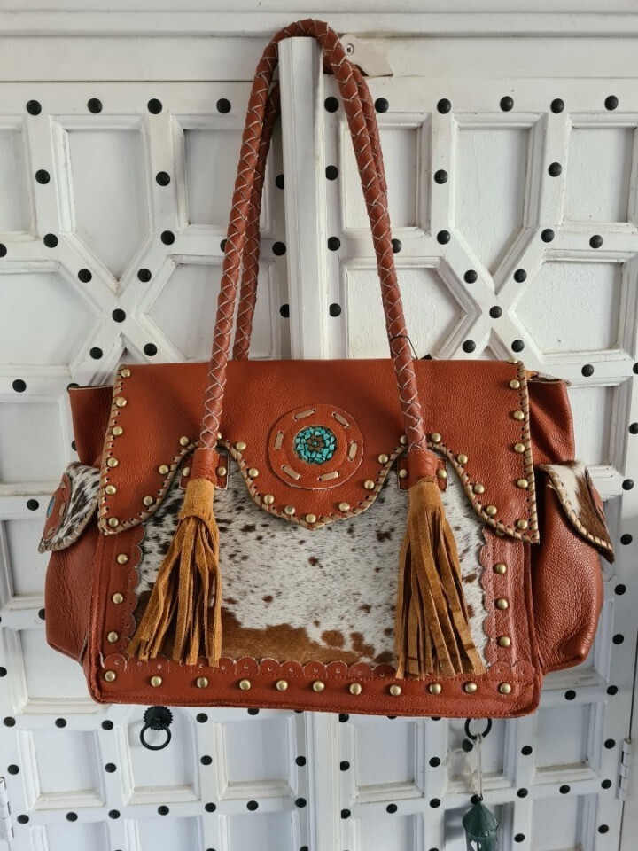 Bohemian tas roodbruin