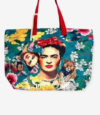Schoudertas Frida Kahlo tijger