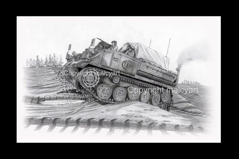 073 - A4 Mounted/Framed print - FV432 (REME LAD)