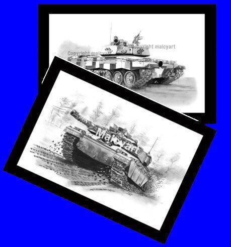 000a- UK Multiple - Two A3 Mounted UNFRAMED Prints