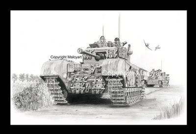 006 - A4 Mounted/Framed Print - Churchill