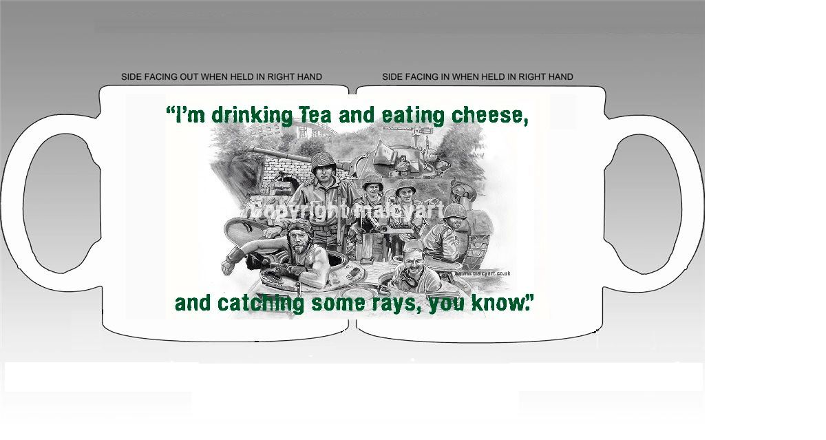 M038 - Kelly's 'Drinking tea'  - Mug