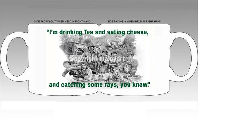 M038 - Kelly's 'Drinking tea'  - Mug
