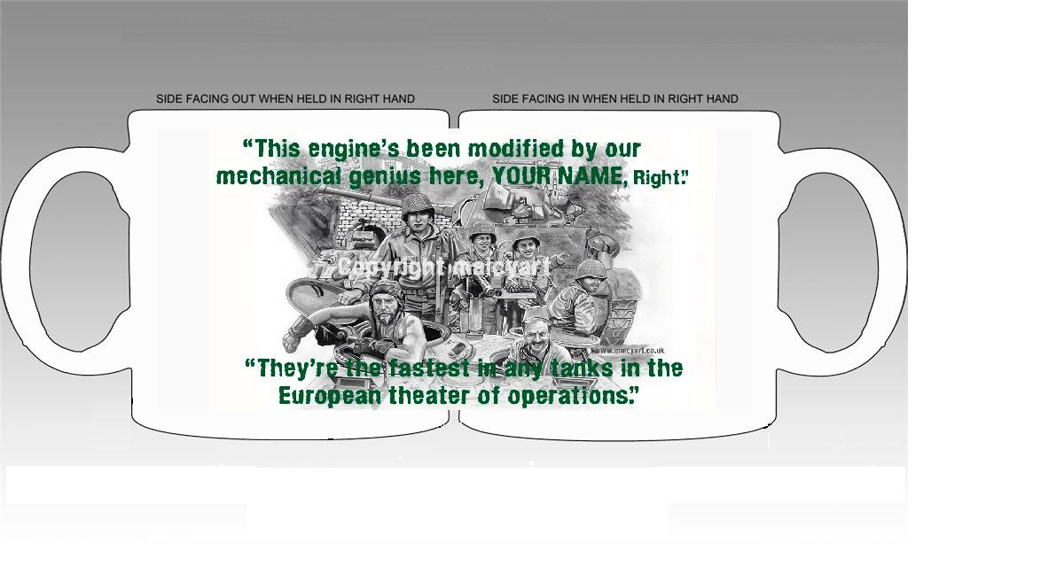 M039 - Kelly's 'Modified Engine'  -  Choose your name mug.