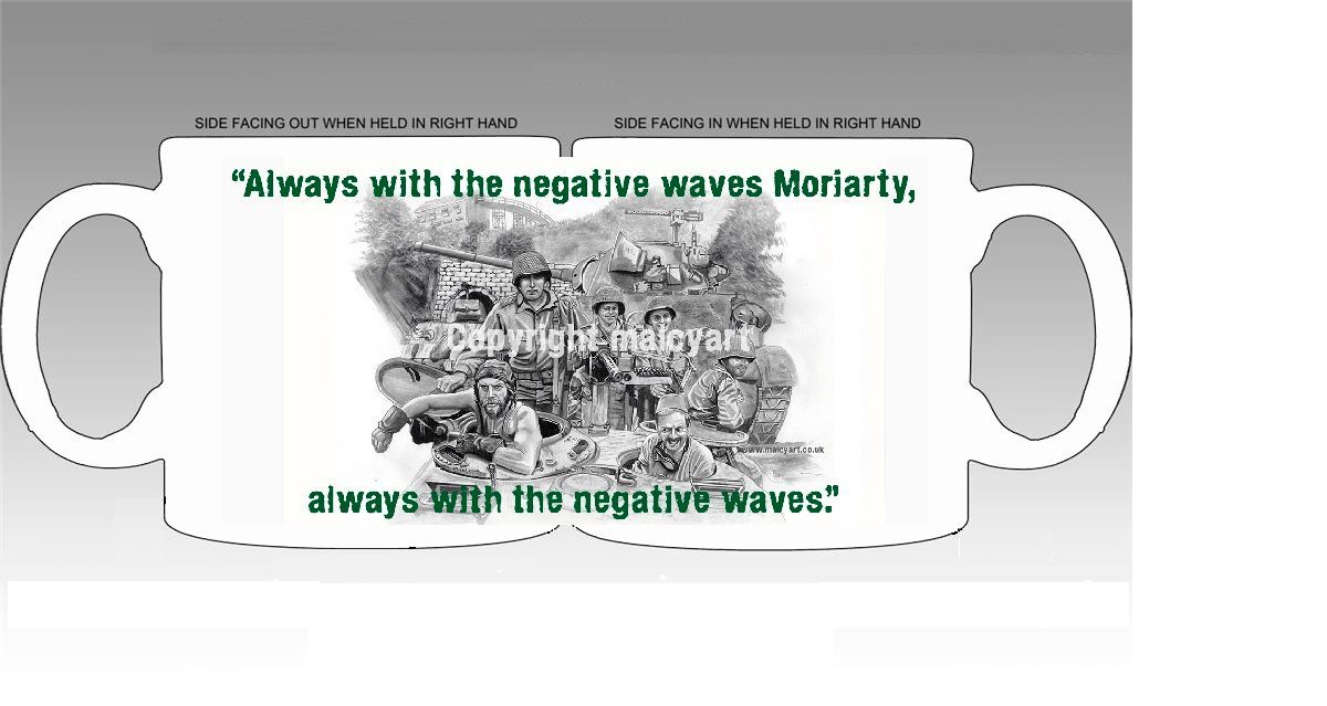M040 - Kelly's 'Always with the negative waves'  -  Choose your name mug.
