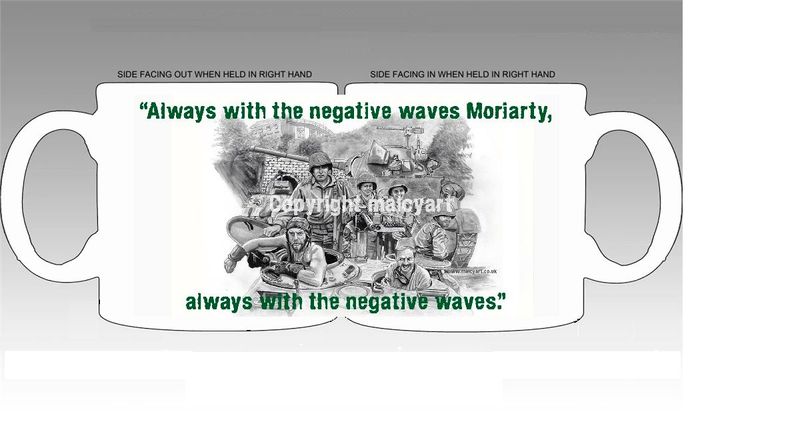 M040 - Kelly's 'Always with the negative waves'  -  Choose your name mug.