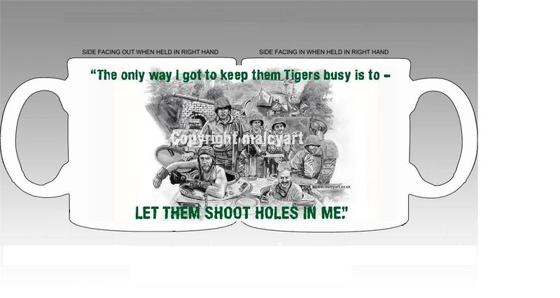 M042 - Kelly's 'Shoot holes in me' mug.
