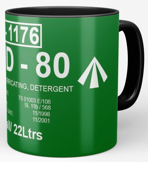 M046 - The 'OMD - 80' Oil drum mug.