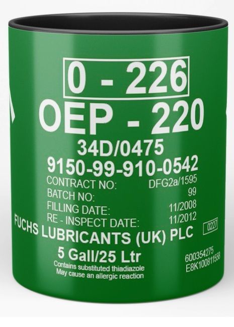 M047 - The 'OEP-220' Oil drum mug.